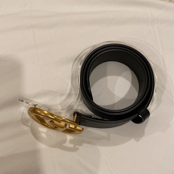 Gucci 2015 Re-Edition Black Wide Leather Belt - Picture 4 of 9